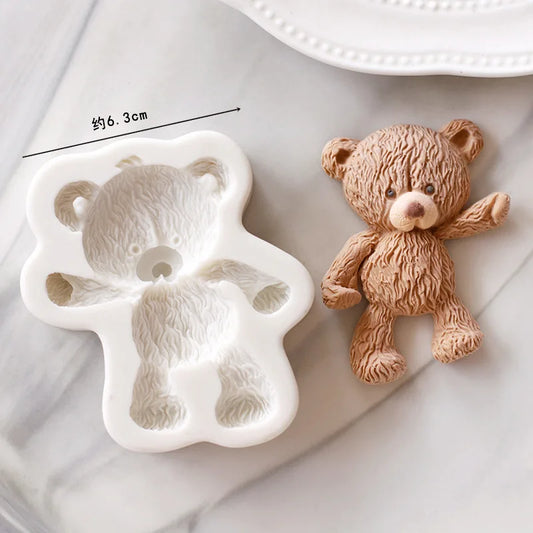 3D Bear Silicone Mold